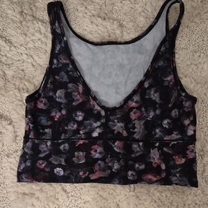LULULEMON Floral Print Tank Top